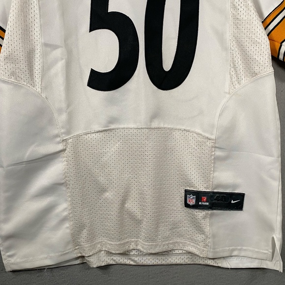 Nike On Field NFL Pittsburg Steelers Football Jersey Ryan Shazier Mens 40 Medium - Picture 3 of 10